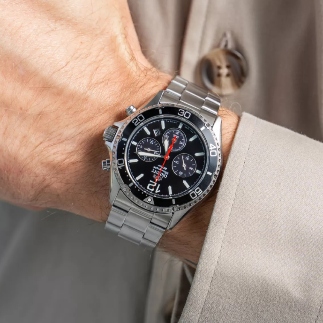 Reloj Orient Mako Solar RA-TX0202B Cristal Zafiro Hombre - Análogo