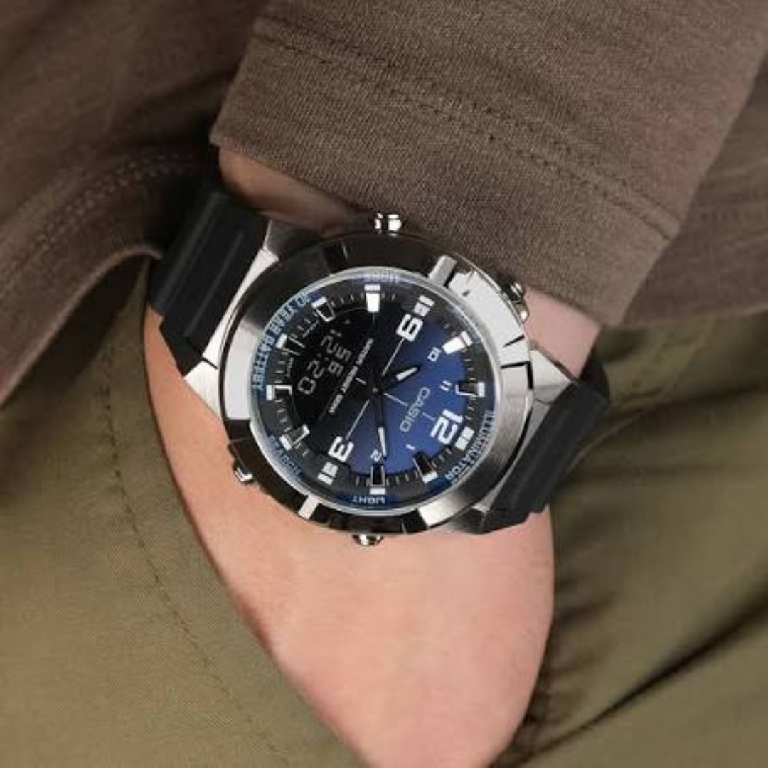 Reloj Casio AMW-870A-2A Hombre - Análogo Digital