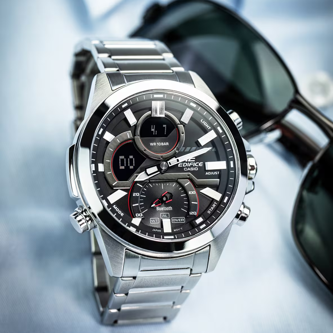 Reloj Edifice ECB-30D-1A Bluetooth Hombre - Análogo Digital