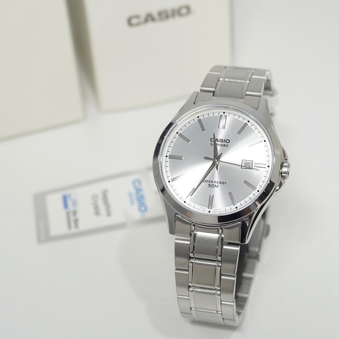 Reloj Casio MTS-115D-7A Cristal Zafiro Hombre - Análogo