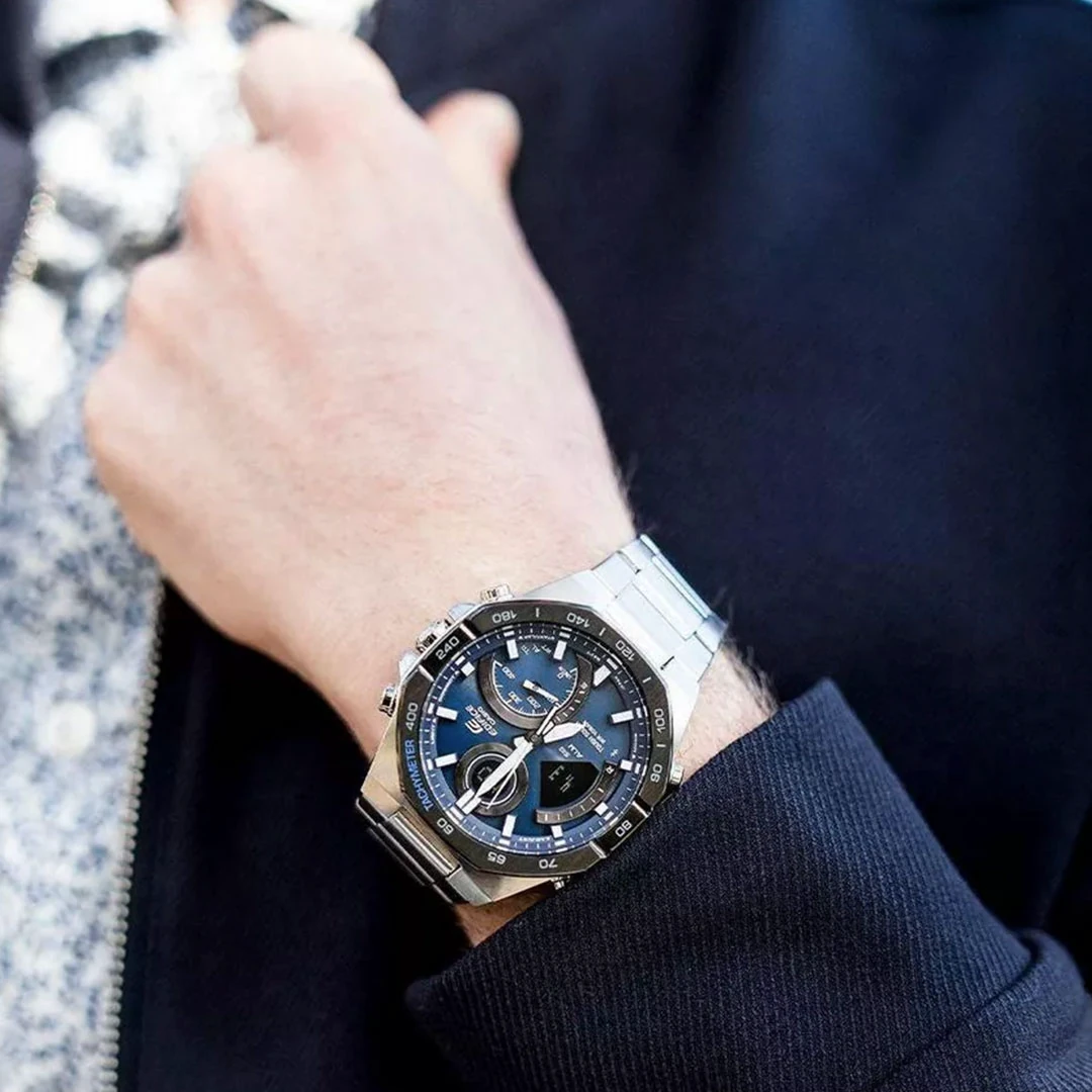 Reloj Edifice Tough Solar ECB-950DB-2A Bluetooth Hombre - Análogo Digital