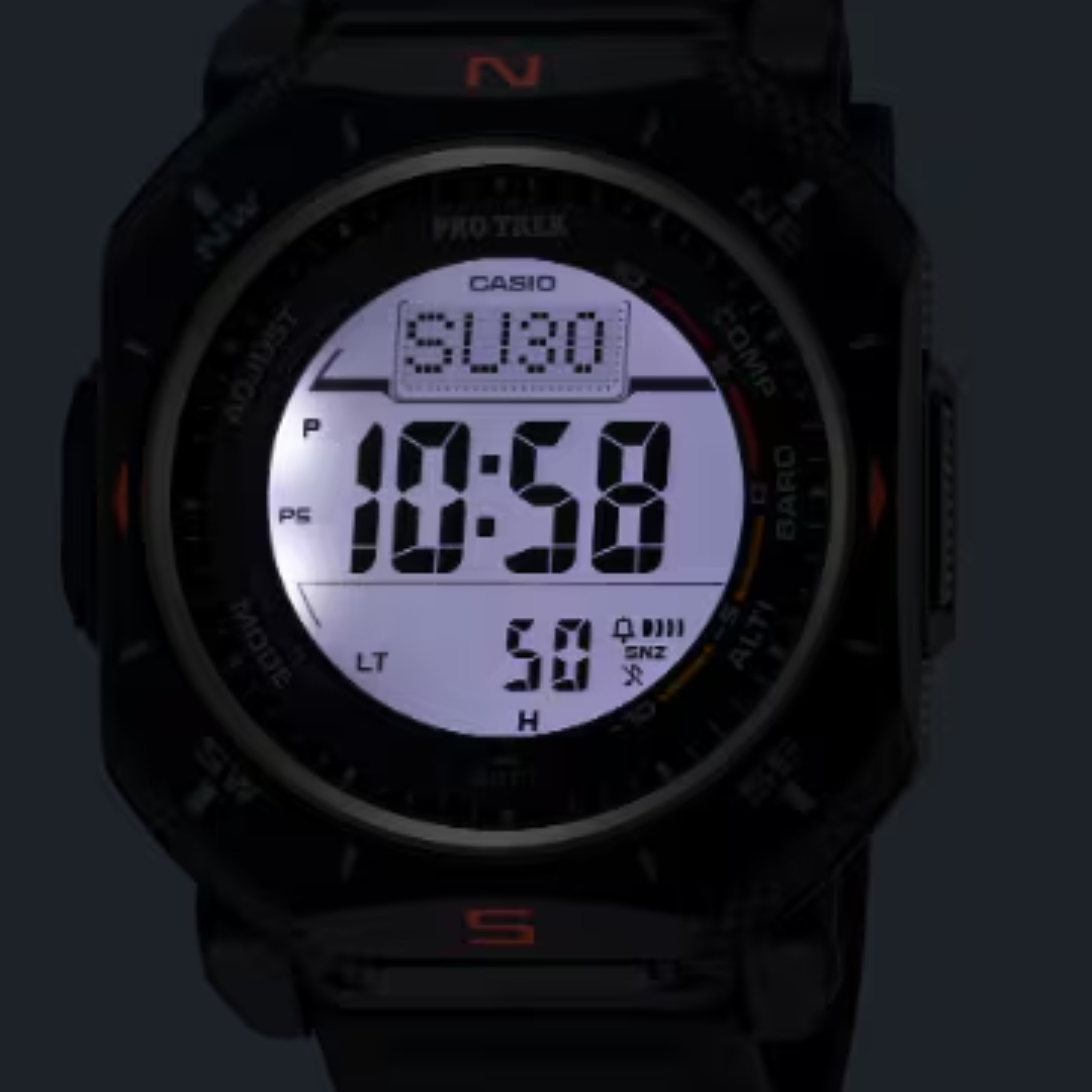 Reloj Pro-Trek Tough Solar PRG-69B-1 Triple Sensor Hombre - Digital