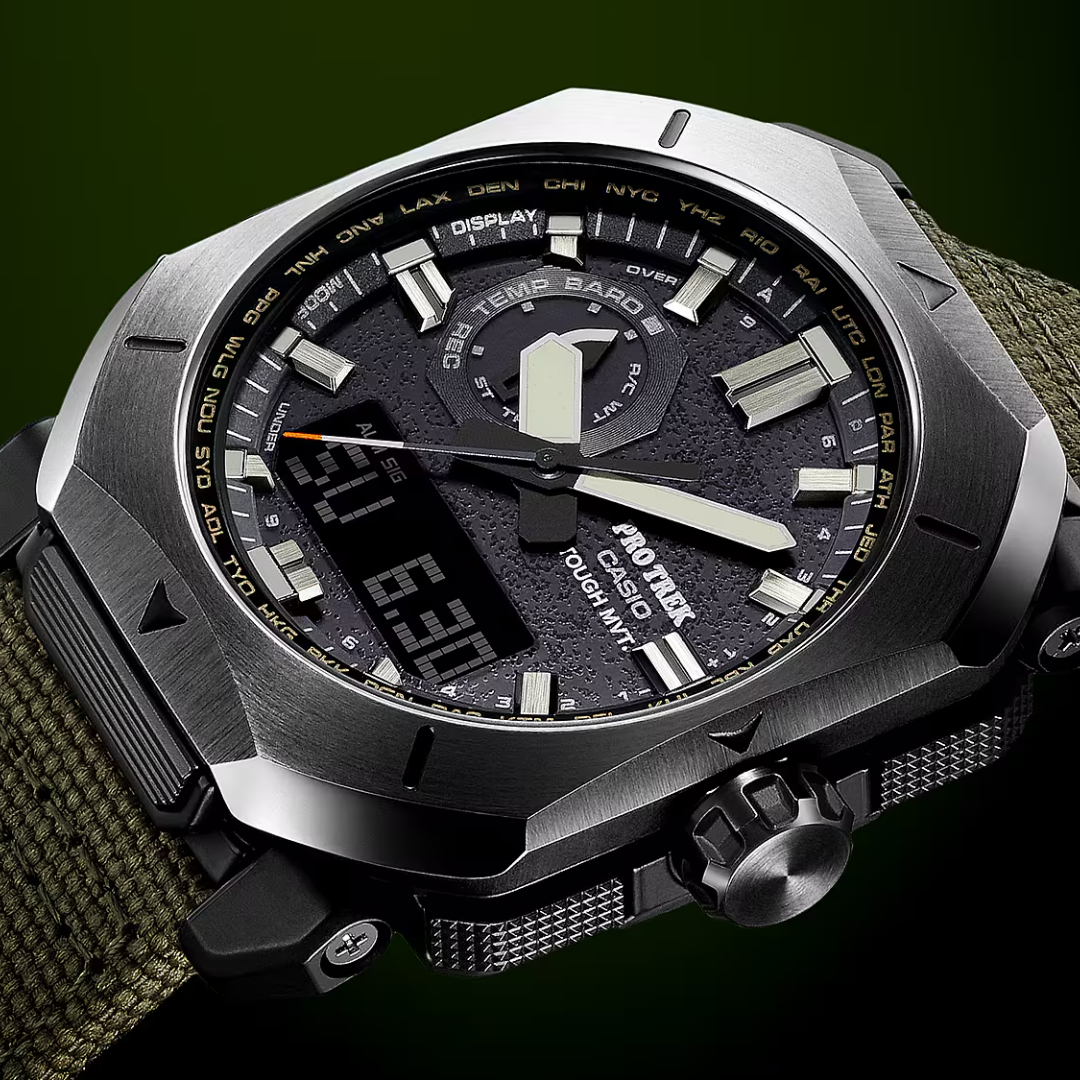 Reloj Pro-Trek Tough Solar PRW-6900YB-3D Multi Band 6 Triple Sensor Hombre - Digital