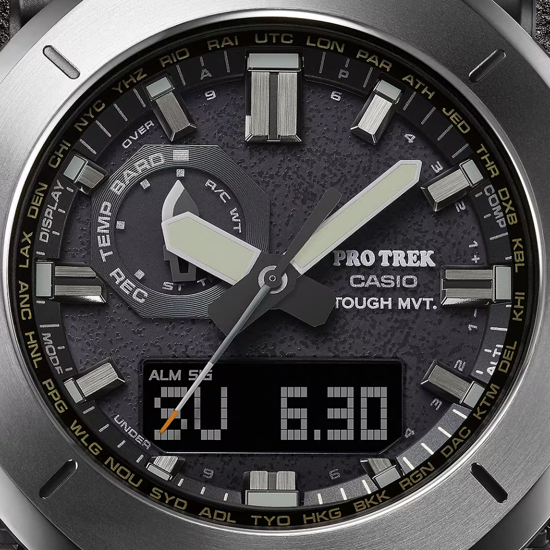 Reloj Pro-Trek Tough Solar PRW-6900YB-3D Multi Band 6 Triple Sensor Hombre - Digital