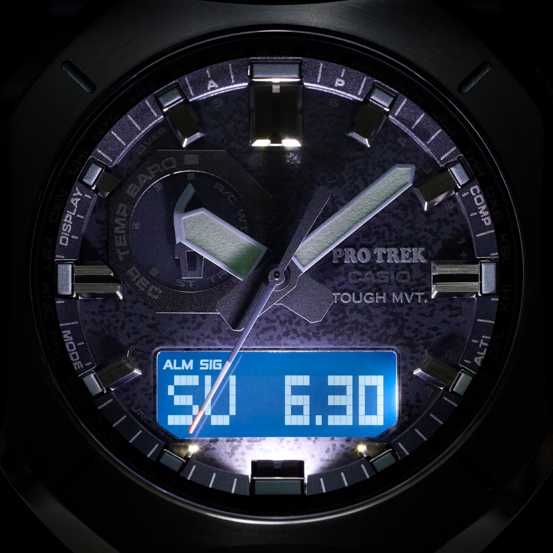 Reloj Pro-Trek Tough Solar PRW-6900YB-3D Multi Band 6 Triple Sensor Hombre - Digital