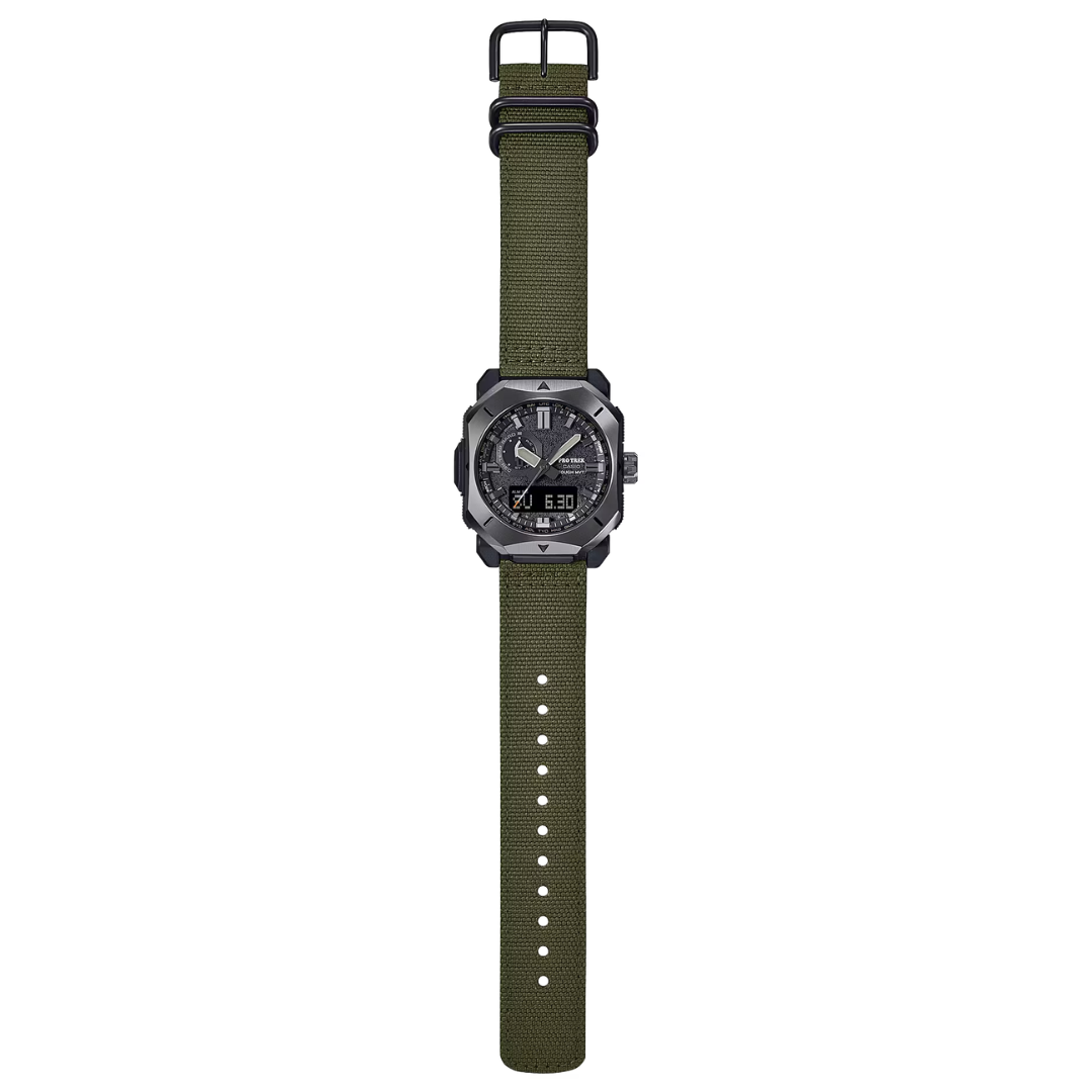 Reloj Pro-Trek Tough Solar PRW-6900YB-3D Multi Band 6 Triple Sensor Hombre - Digital