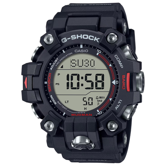 Reloj G-Shock Mudman Tough Solar GW-9500-1DR Triple Sensor Hombre - Digital