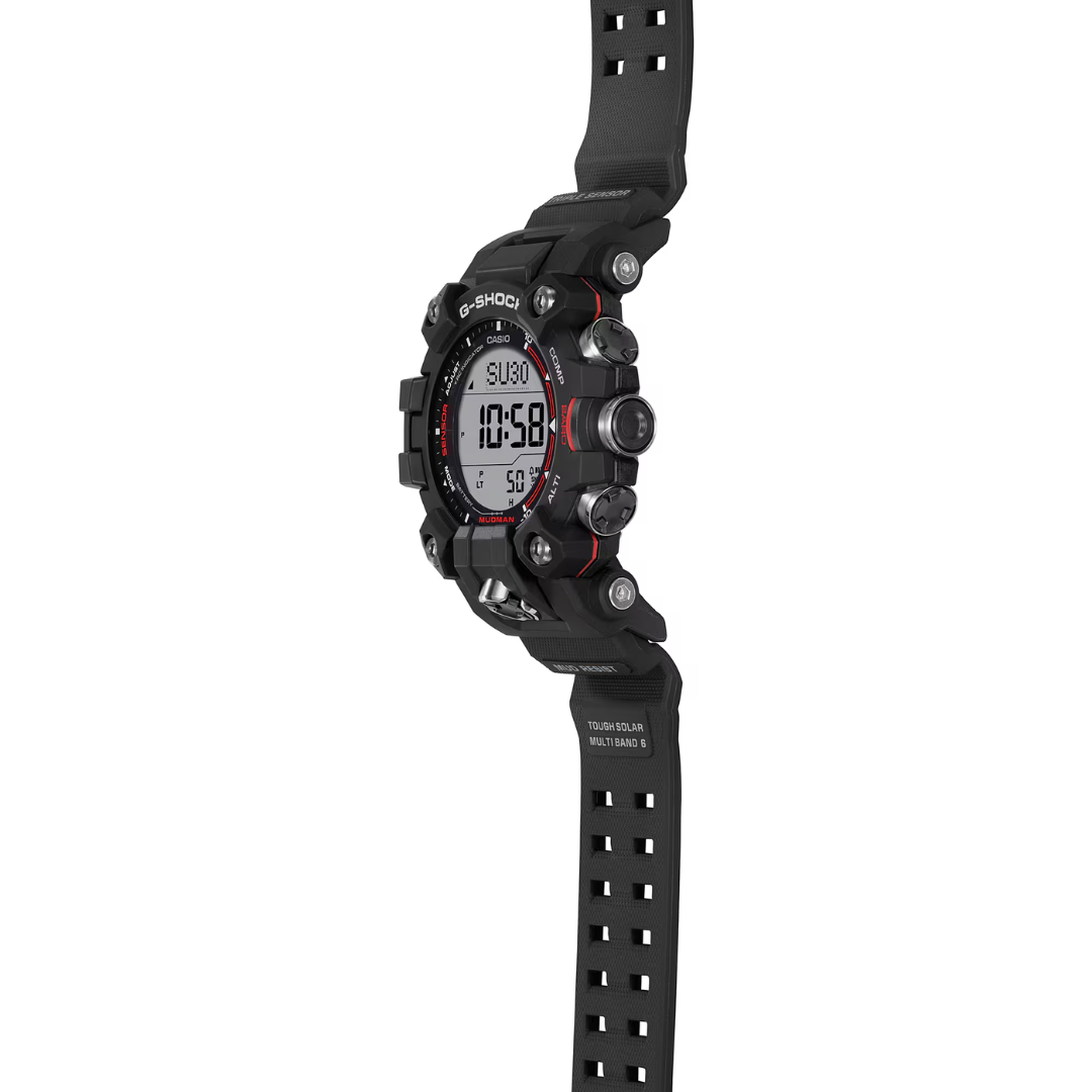 Reloj G-Shock Mudman Tough Solar GW-9500-1DR Triple Sensor Hombre - Digital