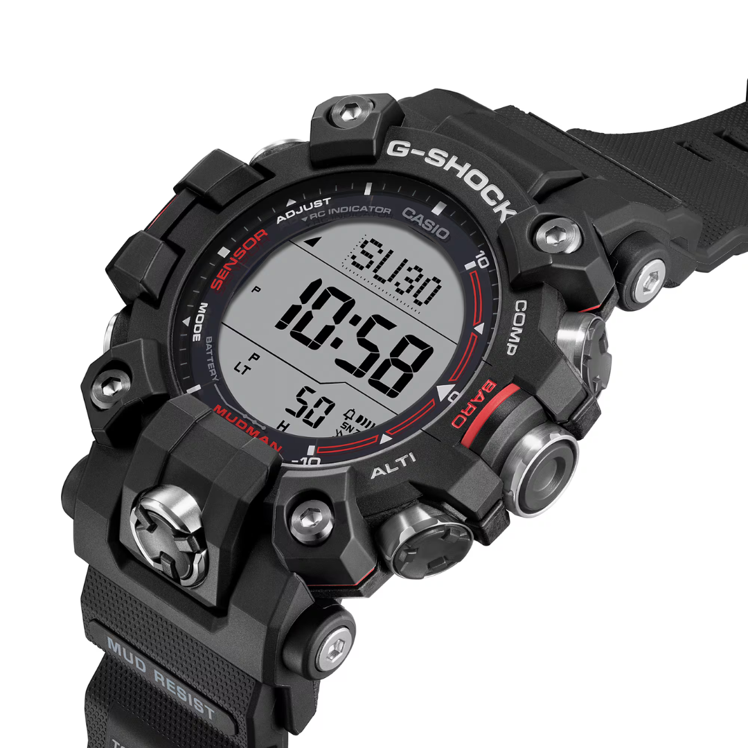 Reloj G-Shock Mudman Tough Solar GW-9500-1DR Triple Sensor Hombre - Digital