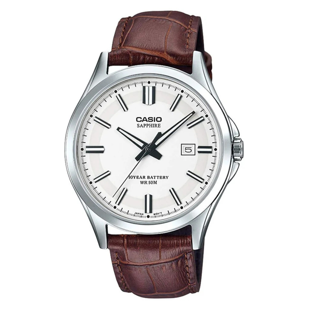 Reloj Casio Cristal Zafiro MTS-100L-7AV Hombre - Análogo
